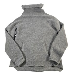 Duckworth Men Fleece Turtle Neck Pullover Sweater Gray Size M